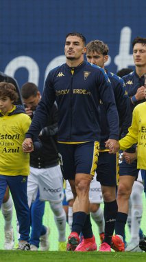 Pedro Alvaro, Liga Portekiz maçı sırasında Estoril Praia ve Vitoria SC takımları arasında Estadio Antonio Coimbra da Mota 'da görüldü (Maciej Rogowski)