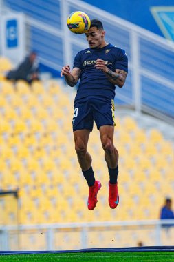 Pedro Alvaro, Liga Portekiz maçı sırasında Estoril Praia ve Vitoria SC takımları arasında Estadio Antonio Coimbra da Mota 'da görüldü (Maciej Rogowski)