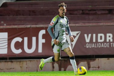 Francisco Domingues Liga Portekiz maçında SCU Torreense ve SL Benfica B (Maciej Rogowski) takımları arasında görüldü.)