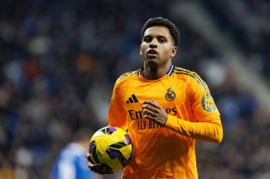 RCD EASPORTS maçında RCD Espanyol de Barcelona ve Real Madrid FC takımları arasında RCDE Stadyumu 'nda (Maciej Rogowski)