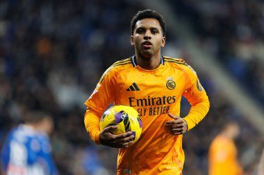 RCD EASPORTS maçında RCD Espanyol de Barcelona ve Real Madrid FC takımları arasında RCDE Stadyumu 'nda (Maciej Rogowski)