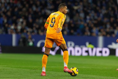 LaLiga EASPORTS maçı sırasında RCD Espanyol de Barcelona ve Real Madrid FC takımları arasında RCDE Stadyumu 'nda (Maciej Rogowski)