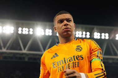 LaLiga EASPORTS maçı sırasında RCD Espanyol de Barcelona ve Real Madrid FC takımları arasında RCDE Stadyumu 'nda (Maciej Rogowski)