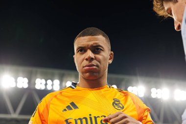 LaLiga EASPORTS maçı sırasında RCD Espanyol de Barcelona ve Real Madrid FC takımları arasında RCDE Stadyumu 'nda (Maciej Rogowski)