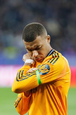 LaLiga EASPORTS maçı sırasında RCD Espanyol de Barcelona ve Real Madrid FC takımları arasında RCDE Stadyumu 'nda (Maciej Rogowski)