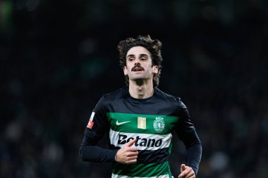 Francisco Trincao, Liga Portekiz maçı sırasında Estadio Jose Alvalade 'de (Maciej Rogowski)