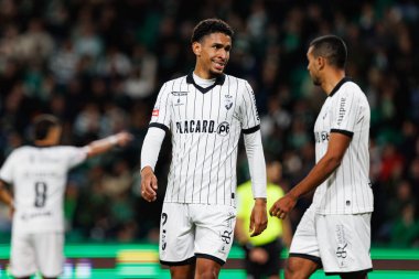 Paulo Victor, Liga Portekiz maçı sırasında Estadio Jose Alvalade 'de (Maciej Rogowski) Sporting CP ve SC Farense takımları arasında görüldü.)