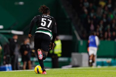 Estadio Jose Alvalade 'de (Maciej Rogowski) Sporting CP ve SC Farense takımları arasında oynanan Liga Portekiz maçı sırasında görülen Geovany Quenda)