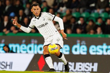 Claudio Falcao, Liga Portekiz maçı sırasında Estadio Jose Alvalade 'de (Maciej Rogowski) Sporting CP ve SC Farense takımları arasında görüldü.)