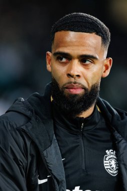 Jeremiah St. Juste, Liga Portekiz maçı sırasında Estadio Jose Alvalade 'de (Maciej Rogowski)