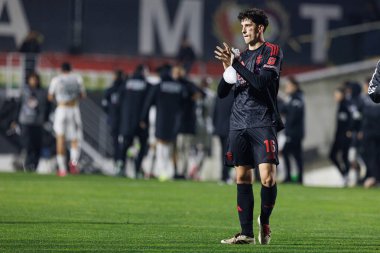 Manuel Silva, Liga Portekiz maçı sırasında Estrela Amadora ve SL Benfica takımları arasında Estadio Jose Gomes 'de (Maciej Rogowski)