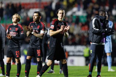 Alvaro Carreras, Liga Portekiz maçı sırasında Estrela Amadora ve SL Benfica takımları arasında Estadio Jose Gomes (Maciej Rogowski)