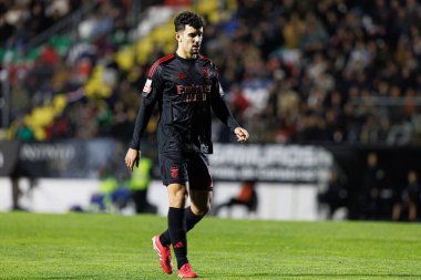 Tomas Araujo, Liga Portekiz maçı sırasında Estrela Amadora ve SL Benfica takımları arasında Estadio Jose Gomes 'de (Maciej Rogowski)