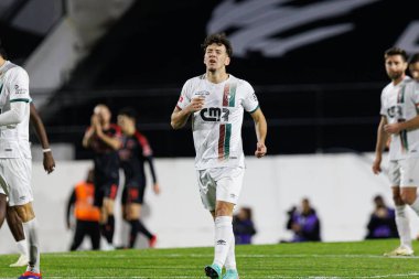 Diogo Travassos, Liga Portekiz maçında gol attıktan sonra Estrela Amadora ve SL Benfica takımları arasında Estadio Jose Gomes 'de (Maciej Rogowski)