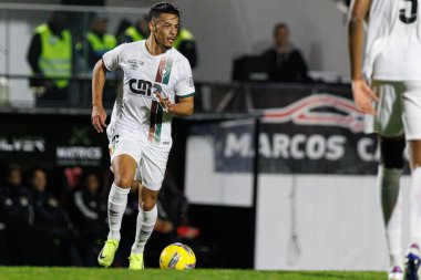 Amine Oudrhiri, Liga Portekiz maçı sırasında Estrela Amadora ve SL Benfica takımları arasında Estadio Jose Gomes 'de (Maciej Rogowski)