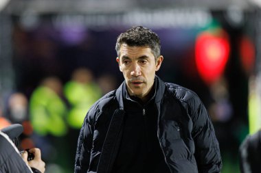 Bruno Lage, Liga Portekiz maçı sırasında Estrela Amadora ve SL Benfica takımları arasında Estadio Jose Gomes 'de (Maciej Rogowski)