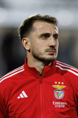Kerem Akturkoglu, Liga Portekiz maçı sırasında Estrela Amadora ve SL Benfica takımları arasında Estadio Jose Gomes 'de (Maciej Rogowski)