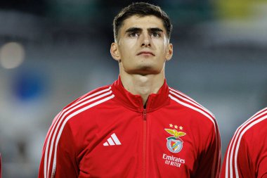 Antonio Silva, Liga Portekiz maçı sırasında Estrela Amadora ve SL Benfica takımları arasında Estadio Jose Gomes 'de (Maciej Rogowski)