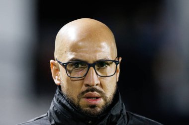 Jose Faria, Liga Portekiz maçı sırasında Estrela Amadora ve SL Benfica takımları arasında Estadio Jose Gomes 'de (Maciej Rogowski)