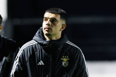 Zeki Amdouni, Liga Portekiz maçı sırasında Estrela Amadora ve SL Benfica takımları arasında Estadio Jose Gomes 'de (Maciej Rogowski)