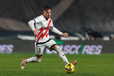 Josep Chavarria, Estadio de Vallecas 'taki Rayo Vallecano ve Real Valladolid CF takımları arasında LaLiga EA SPORTS maçında görüldü.)