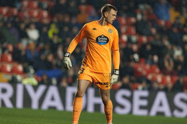 Karl Hein, LaLiga EA SPORTS maçı sırasında Rayo Vallecano ve Real Valladolid CF takımları arasında Estadio de Vallecas (Maciej Rogowski)