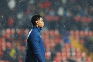 Etienne Etoo Pineda, LaLiga EA SPORTS maçında Rayo Vallecano ve Real Valladolid CF takımları arasında Estadio de Vallecas (Maciej Rogowski)