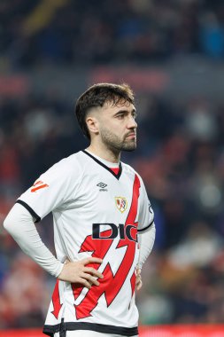 Unai Lopez, Estadio de Vallecas 'ta Rayo Vallecano ve Real Valladolid CF takımları arasında oynanan LaLiga EA SPORTS maçı sırasında görüldü (Maciej Rogowski)