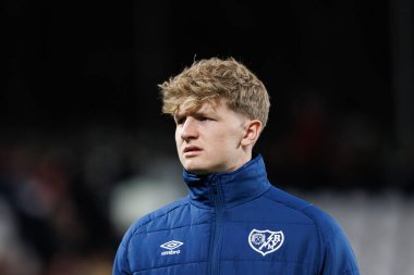 Estadio de Vallecas 'da Rayo Vallecano ve Real Valladolid CF takımları arasında oynanan LaLiga EA SPORTS maçı sırasında Pelayo Fernandez görüldü (Maciej Rogowski)