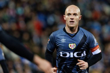 LaLiga EA SPORTS maçı sırasında Estadio Municipal de Butarque 'da CD Leganes ve Rayo Vallecano takımları arasında görülen Isi Palazon (Maciej Rogowski)