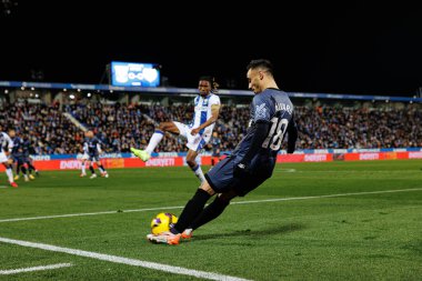 Alvaro Garcia Rivera, Estadio Municipal de Butarque 'da CD Leganes ve Rayo Vallecano takımları arasında LaLiga EA SPORTS maçı sırasında görüldü (Maciej Rogowski)