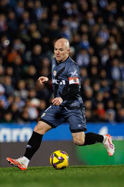 LaLiga EA SPORTS maçı sırasında Estadio Municipal de Butarque 'da CD Leganes ve Rayo Vallecano takımları arasında görülen Isi Palazon (Maciej Rogowski)