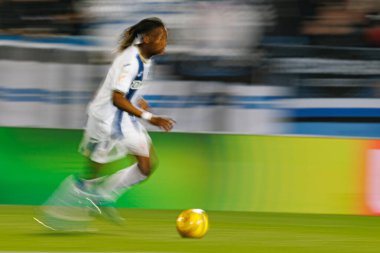 LaLiga EA SPORTS maçı sırasında Estadio Municipal de Butarque 'da CD Leganes ve Rayo Vallecano takımları arasında görülen Yvan Neyou (Maciej Rogowski)