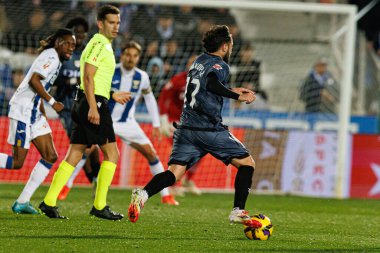 Unai Lopez, Estadio Municipal de Butarque 'da CD Leganes ve Rayo Vallecano takımları arasında LaLiga EA SPORTS maçı sırasında görüldü (Maciej Rogowski)