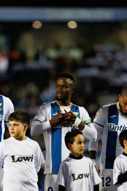 Estadio Municipal de Butarque 'da (Maciej Rogowski) CD Leganes ve Rayo Vallecano takımları arasında oynanan LaLiga EA SPORTS maçı sırasında Seydouba Cisse görüldü)