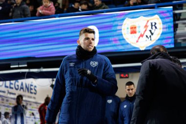 Gerard Gumbau, Estadio Municipal de Butarque 'da (Maciej Rogowski) CD Leganes ve Rayo Vallecano takımları arasında LaLiga EA SPORTS maçı sırasında görüldü.)