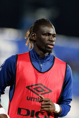 Pathe Ismael Ciss, Estadio Municipal de Butarque 'daki CD Leganes ve Rayo Vallecano takımları arasında LaLiga EA SPORTS maçı sırasında görüldü (Maciej Rogowski)