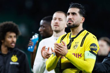 Emre Can, UEFA Şampiyonlar Ligi maçında Sporting CP ve Borussia Dortmund (Maciej Rogowski) takımları arasında görüldü.)