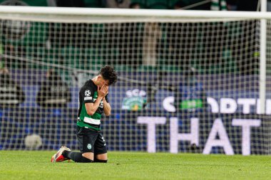 Gabriel Teixeira Aragao Biel UEFA Şampiyonlar Ligi maçında Sporting CP ve Borussia Dortmund (Maciej Rogowski) takımları arasında görüldü.)