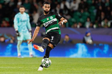 Jeremiah St. Juste, UEFA Şampiyonlar Ligi maçında Sporting CP ve Borussia Dortmund (Maciej Rogowski) takımları arasında görüldü.)