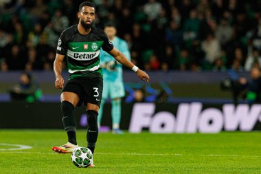 Jeremiah St. Juste, UEFA Şampiyonlar Ligi maçında Sporting CP ve Borussia Dortmund (Maciej Rogowski) takımları arasında görüldü.)