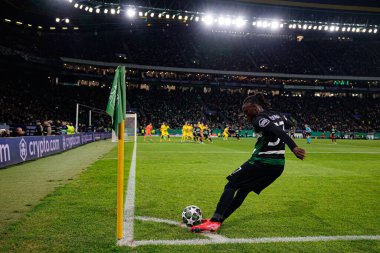 Geovany Quenda UEFA Şampiyonlar Ligi maçında Sporting CP ve Borussia Dortmund (Maciej Rogowski) takımları arasında görüldü.)