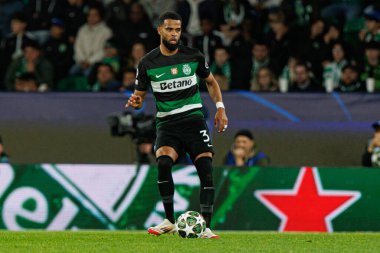 Jeremiah St. Juste, UEFA Şampiyonlar Ligi maçında Sporting CP ve Borussia Dortmund (Maciej Rogowski) takımları arasında görüldü.)