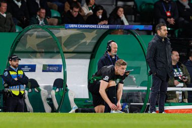 Viktor Gyokeres UEFA Şampiyonlar Ligi maçında Sporting CP ve Borussia Dortmund (Maciej Rogowski)