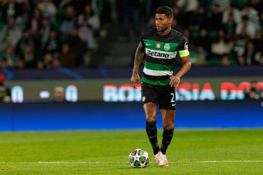 Matheus Reis UEFA Şampiyonlar Ligi maçında Sporting CP ve Borussia Dortmund (Maciej Rogowski) takımları arasında görüldü.)