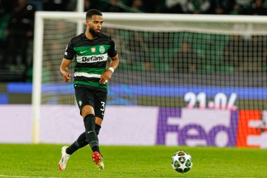 Jeremiah St. Juste, UEFA Şampiyonlar Ligi maçında Sporting CP ve Borussia Dortmund (Maciej Rogowski) takımları arasında görüldü.)