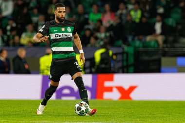 Jeremiah St. Juste, UEFA Şampiyonlar Ligi maçında Sporting CP ve Borussia Dortmund (Maciej Rogowski) takımları arasında görüldü.)