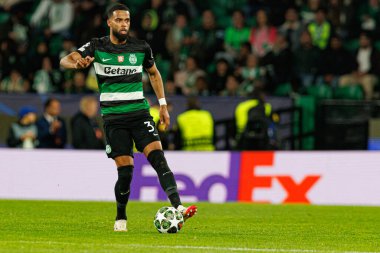 Jeremiah St. Juste, UEFA Şampiyonlar Ligi maçında Sporting CP ve Borussia Dortmund (Maciej Rogowski) takımları arasında görüldü.)