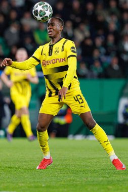 Jamie Gittens UEFA Şampiyonlar Ligi maçında Sporting CP ve Borussia Dortmund (Maciej Rogowski) takımları arasında görüldü)