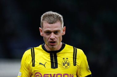 Julian Ryerson UEFA Şampiyonlar Ligi maçında Sporting CP ve Borussia Dortmund (Maciej Rogowski) takımları arasında görüldü.)